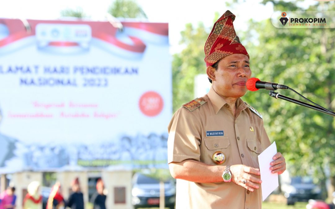 BUPATI PIMPIN UPACARA PERINGATAN HARI PENDIDIKAN NASIONAL TAHUN 2023