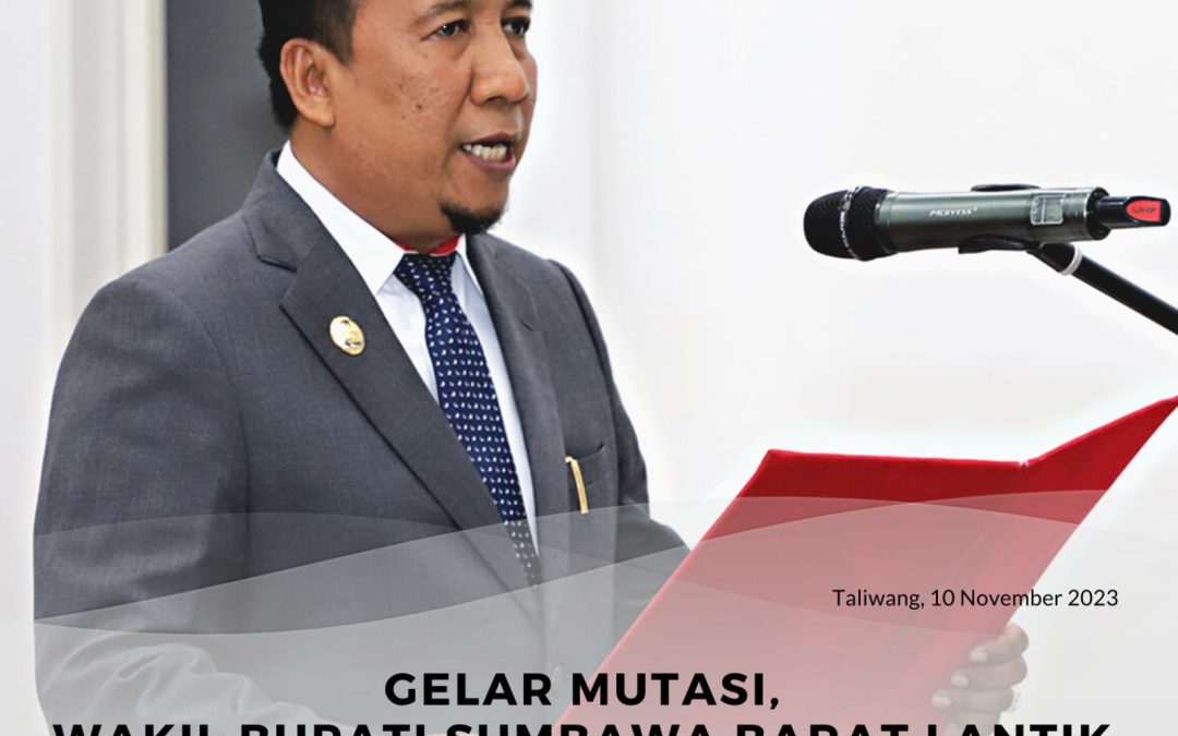 Gelar Mutasi, Wakil Bupati Lantik 4 Orang Pejabat