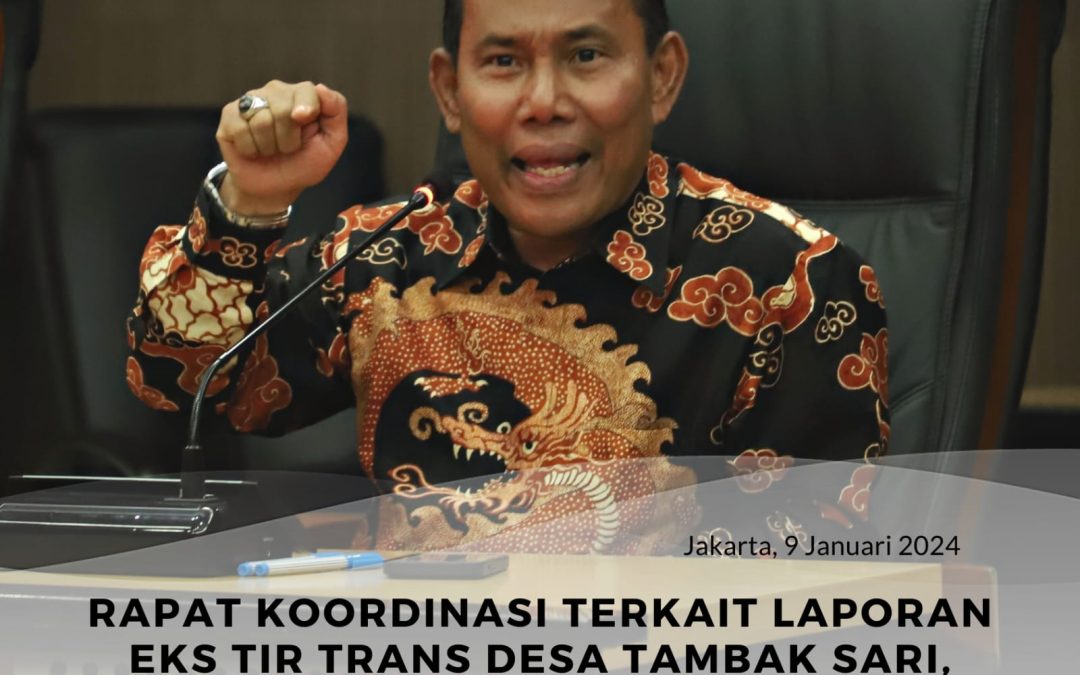 Rapat Koordinasi Terkait Laporan Eks Tir Trans Desa Tambak Sari, KSP Sarankan Bupati Fasilitasi Mereka Dalam Bentuk Program Lain