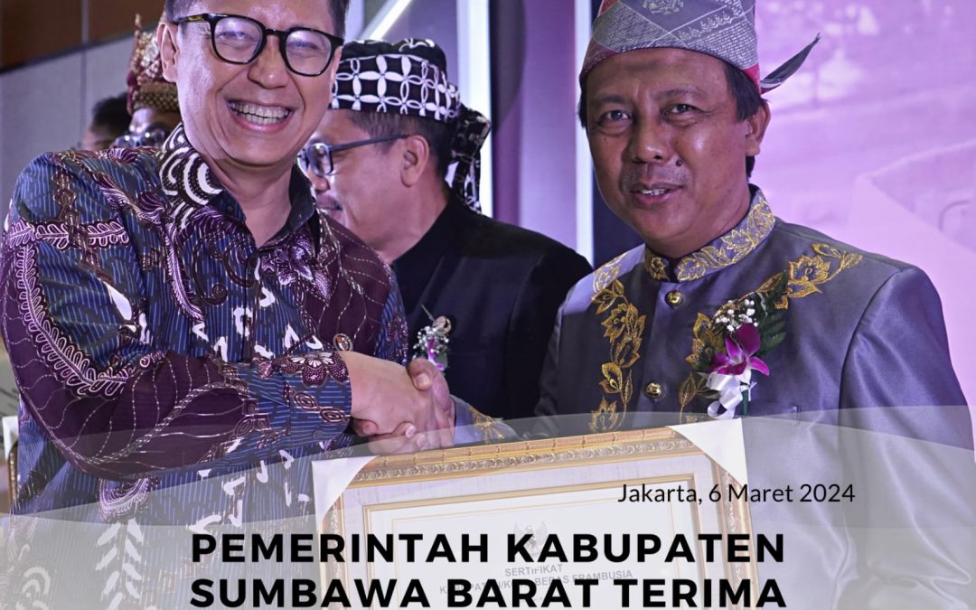 Pemerintah Kabupaten Sumbawa Barat terima Sertifikat Bebas Frambusia Dari Menteri Kesehatan RI