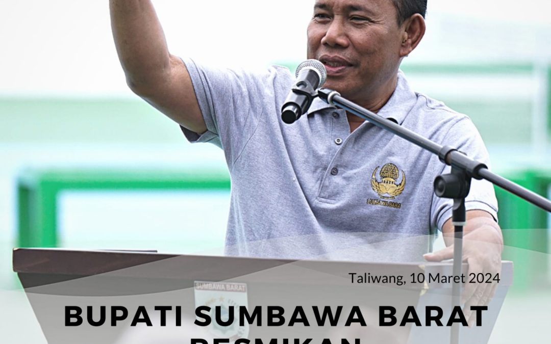 Bupati Sumbawa Barat Resmikan Sport Center KTC