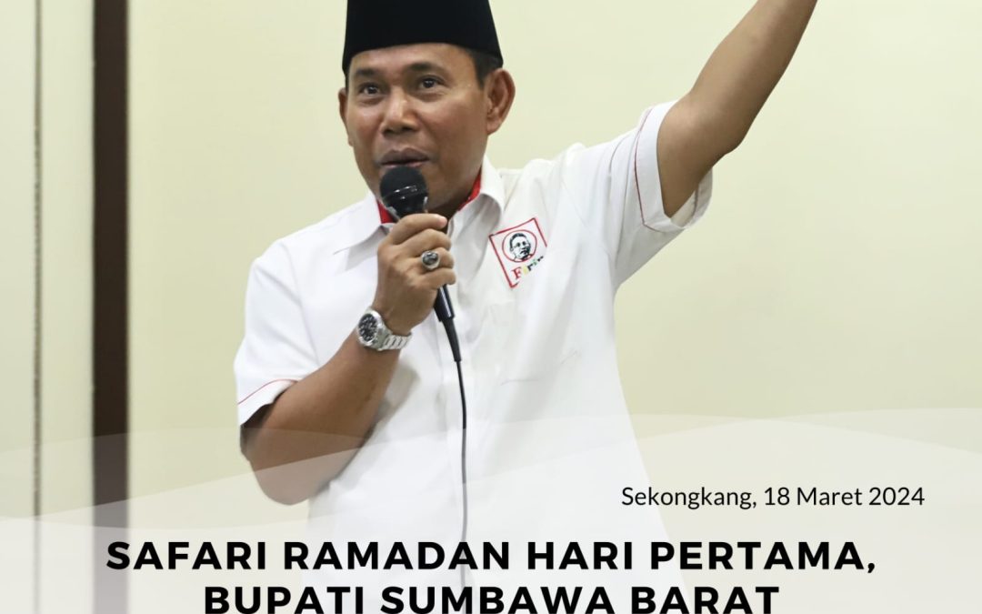 Safari Ramadhan Hari Pertama, Bupati Ajak Masyarakat Hadapi Pilkada Dengan Riang Gembira