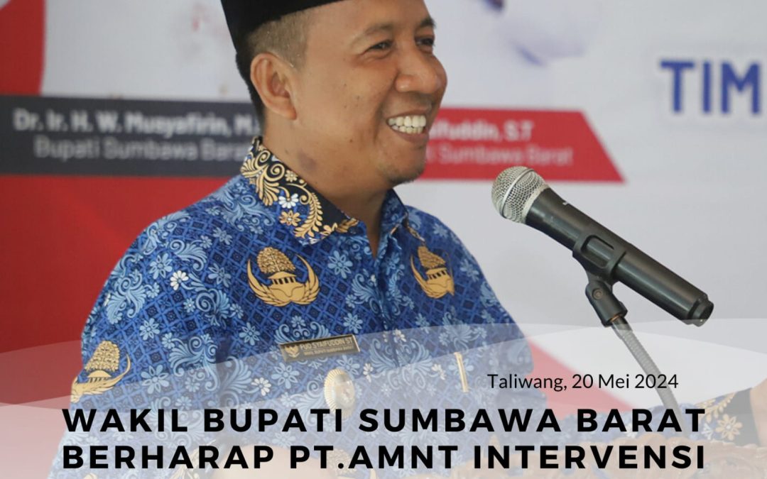 Wabup Berharap PT AMNT Intervensi Stunting Hingga Luar Lingkar Tambang