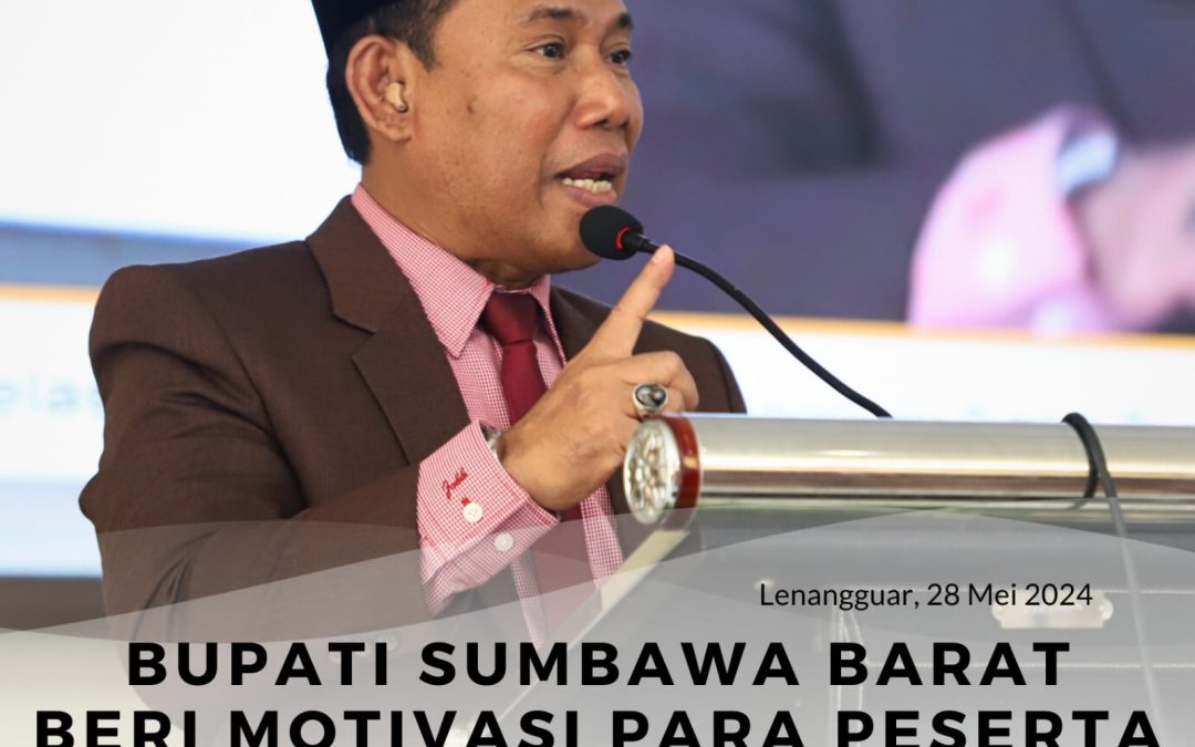 Bupati Sumbawa Barat Beri Motivasi Para Peserta Wisuda PMI Dea Malela