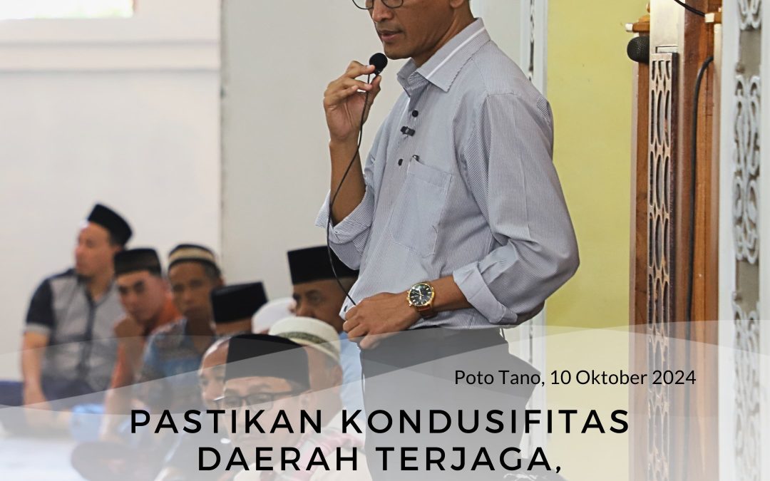 Pastikan Kondusifitas Daerah Terjaga, Pjs Bupati Sumbawa Barat Turun ke Kecamatan