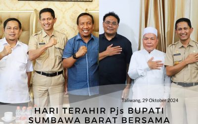 Hari Terakhir Pjs Bupati Sumbawa Barat Bersama KPUD dan Bawaslu Berkunjung ke Kediaman Para Paslon