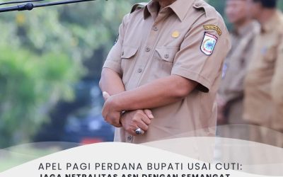 Hari Pertama Setelah Cuti, Bupati Sumbawa Barat W Musyafirin Pimpin Apel dan Ingatkan Beberapa Hal