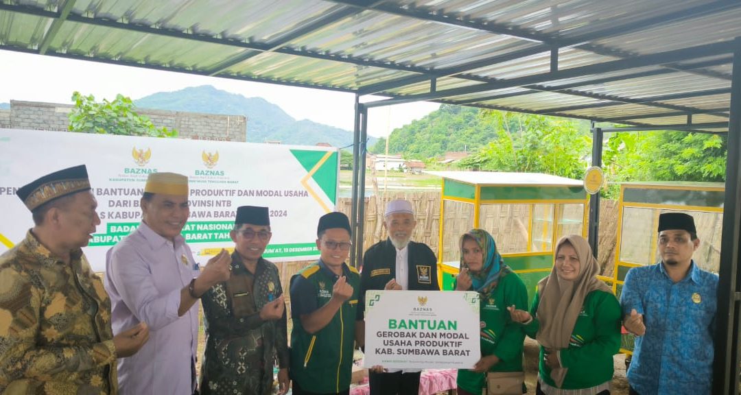 Pertama Di KSB, Baznas Kabupaten Sumbawa Barat Luncurkan Program Gerobak Produktif BAZNAS