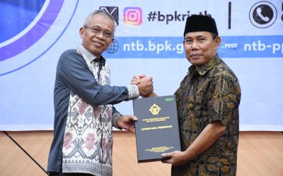 Penyerahan Laporan Hasil Pemeriksaan Semester II Tahun 2024, Bupati Sumbawa Barat Ucapkan Terimakasih Kepada BPK RI Perwakilan Propinsi NTB