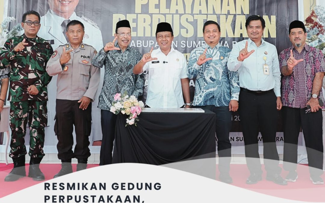Resmikan Gedung Perpustakaan, Bupati Minta OPD Berinovasi Tingkatkan Literasi Masyarakat
