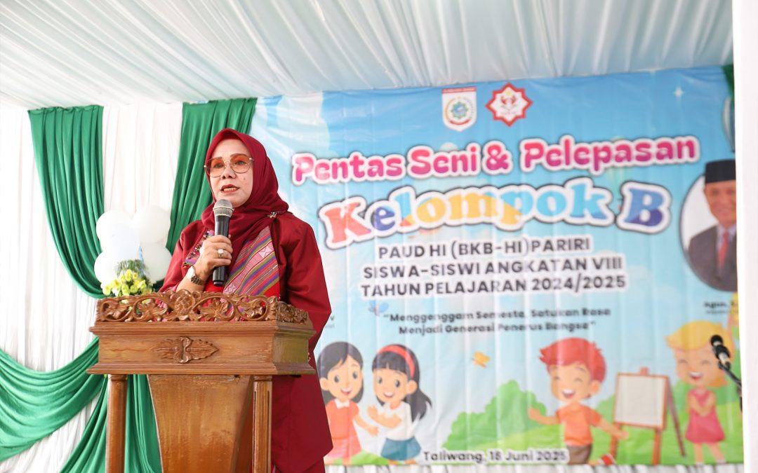 Wakil Bupati Hadiri Pentas Seni dan Pelepasan Kelompok B PAUD HI Pariri Angkatan VIII