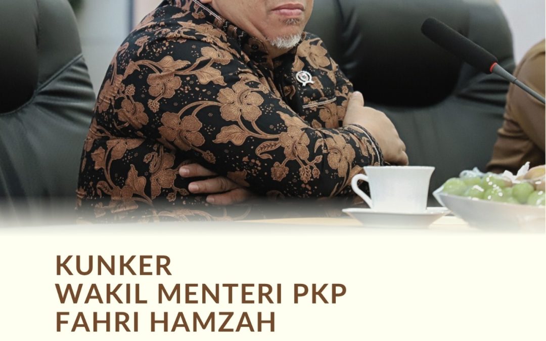 Kunjungan Kerja Wamen Fahri Hamzah di KSB, Dorong Akselerasi Program Perumahan di Kabupaten Sumbawa Barat