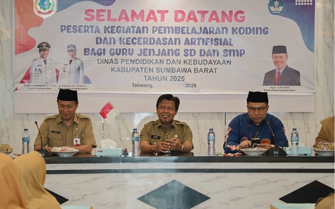 Tingkatkan Mutu Pembelajaran, Guru di Di KSB Mendapat Bekal Pembelajaran Koding dan Kecerdasan Artifisial