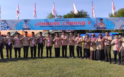 Saat Buka Jambore Cabang V, Bupati Minta Seleksi Kompetitif untuk Dapatkan Kontingen Terbaik KSB