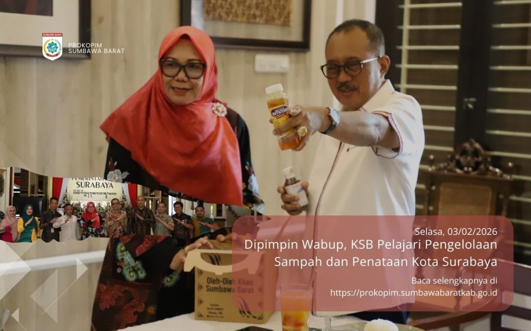 Dipimpin Wabup, KSB Pelajari Pengelolaan Sampah dan Penataan Kota Surabaya