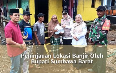 Wakil Bupati Sumbawa Barat, Kunjungi Langsung Korban Banjir Kecamatan Jereweh