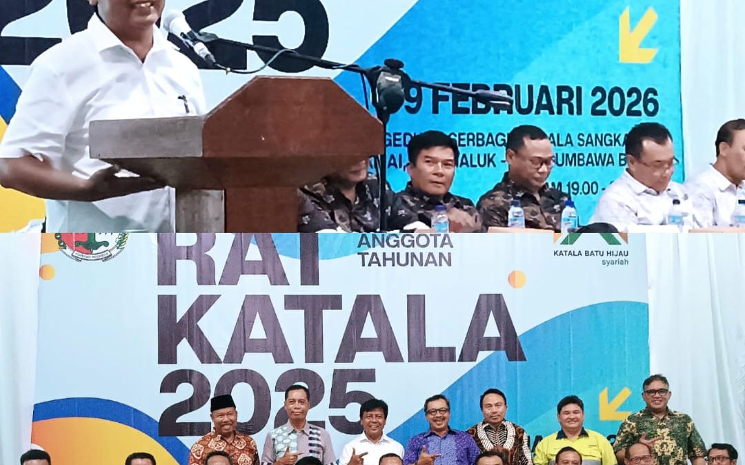 Hadiri RAT Koperasi Katala Syariah, Bupati KSB Ajak Perluas Kemitraan dan Tegaskan “Tak Ada Izin Bank Rontok di KSB!”