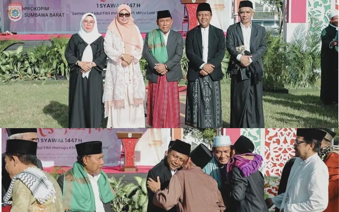 Pemkab Sumbawa Barat Gelar Shalat Idul Fitri 1447 H, Bupati Soroti Capaian Kartu KSB Maju dan Strategi Ekonomi Pasca Tambang