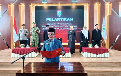 41 Pejabat Pemkab Sumbawa Barat Dilantik, Penguatan SPBE dan Pengelolaan Sampah Jadi Sorotan