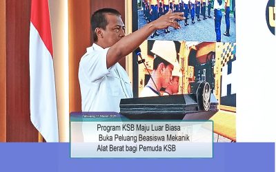 Program KSB Maju Luar Biasa Buka Peluang Beasiswa Mekanik Alat Berat bagi Pemuda KSB