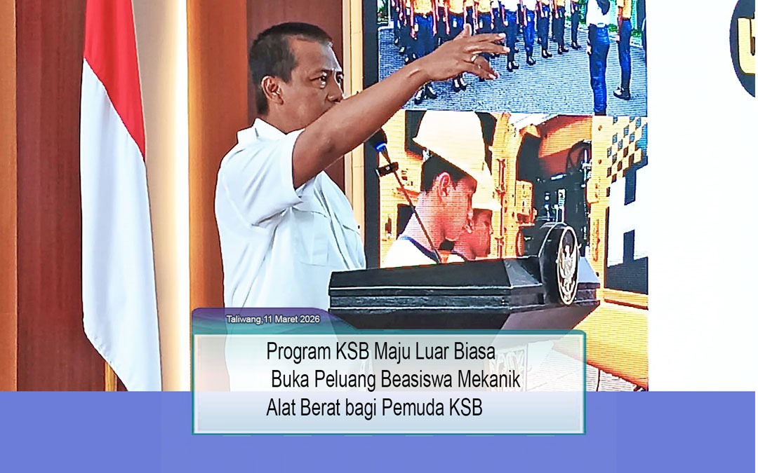 Program KSB Maju Luar Biasa Buka Peluang Beasiswa Mekanik Alat Berat bagi Pemuda KSB
