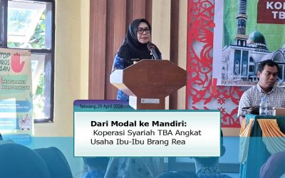 Dari Modal ke Mandiri: Koperasi Syariah TBA Angkat Usaha Ibu-Ibu Brang Rea