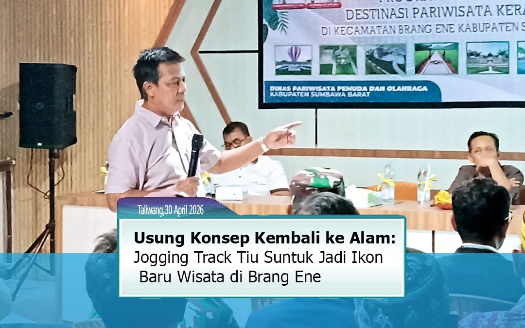 Usung Konsep Kembali ke Alam, Jogging Track Tiu Suntuk Jadi Ikon Baru Wisata di Brang Ene 