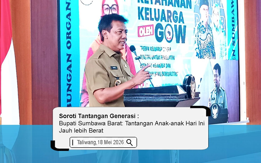 Soroti Tantangan Generasi, Bupati Sumbawa Barat: Tantangan Anak-anak Hari Ini Jauh Lebih Berat
