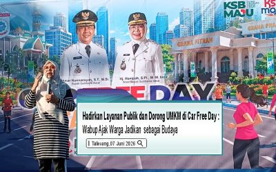 Hadirkan Layanan Publik dan Dorong UMKM di Car Free Day, Wabup Ajak Warga Jadikan sebagai Budaya