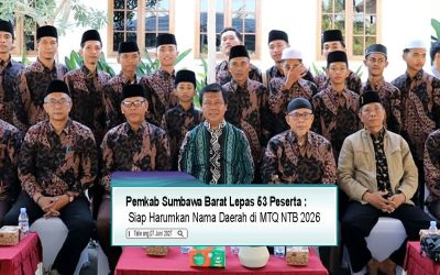Pemkab Sumbawa Barat Lepas 53 Peserta, Siap Harumkan Nama Daerah di MTQ NTB 2026