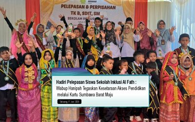 Hadiri Pelepasan Siswa Sekolah Inklusi Al Fath, Wabup Hanipah Tegaskan Kesetaraan Akses Pendidikan melalui Kartu Sumbawa Barat Maju
