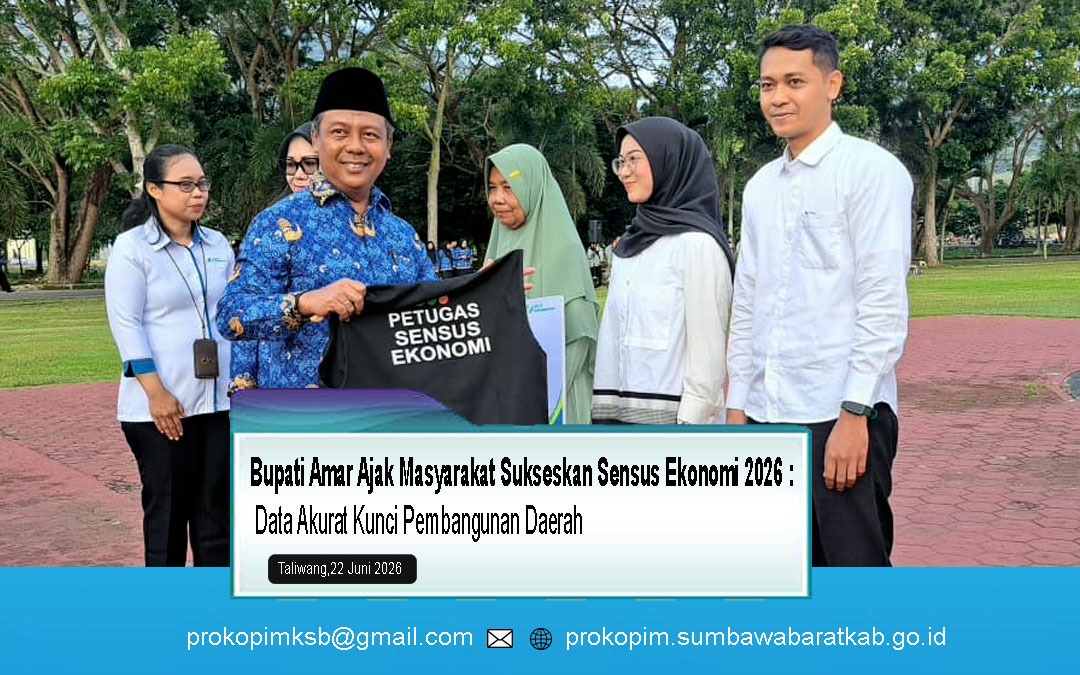 Bupati Amar Ajak Masyarakat Sukseskan Sensus Ekonomi 2026, Data Akurat Kunci Pembangunan Daerah