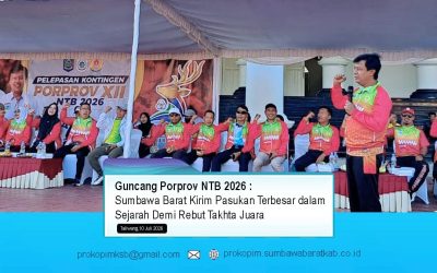 Guncang Porprov NTB 2026, Sumbawa Barat Kirim Pasukan Terbesar dalam Sejarah Demi Rebut Takhta Juara!