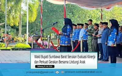 Wakil Bupati Sumbawa Barat Serukan Evaluasi Kinerja dan Perkuat Gerakan Bersama Lindungi Anak