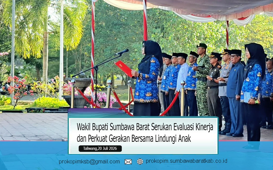 Wakil Bupati Sumbawa Barat Serukan Evaluasi Kinerja dan Perkuat Gerakan Bersama Lindungi Anak