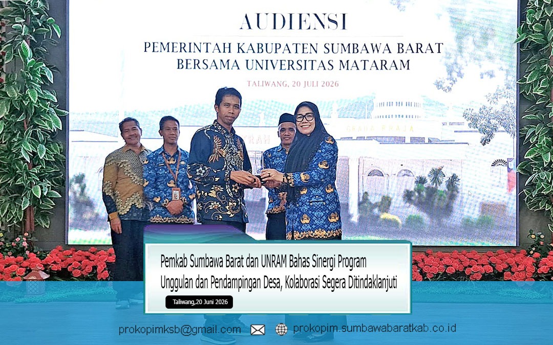 Pemkab Sumbawa Barat dan UNRAM Bahas Sinergi Program Unggulan dan Pendampingan Desa, Kolaborasi Segera Ditindaklanjuti