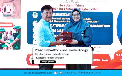 Pemkab Sumbawa Barat Bersama Universitas Airlangga, Hadirkan Seminar Edukasi Kesehatan ”Seribu Hari Pertama Kehidupan”