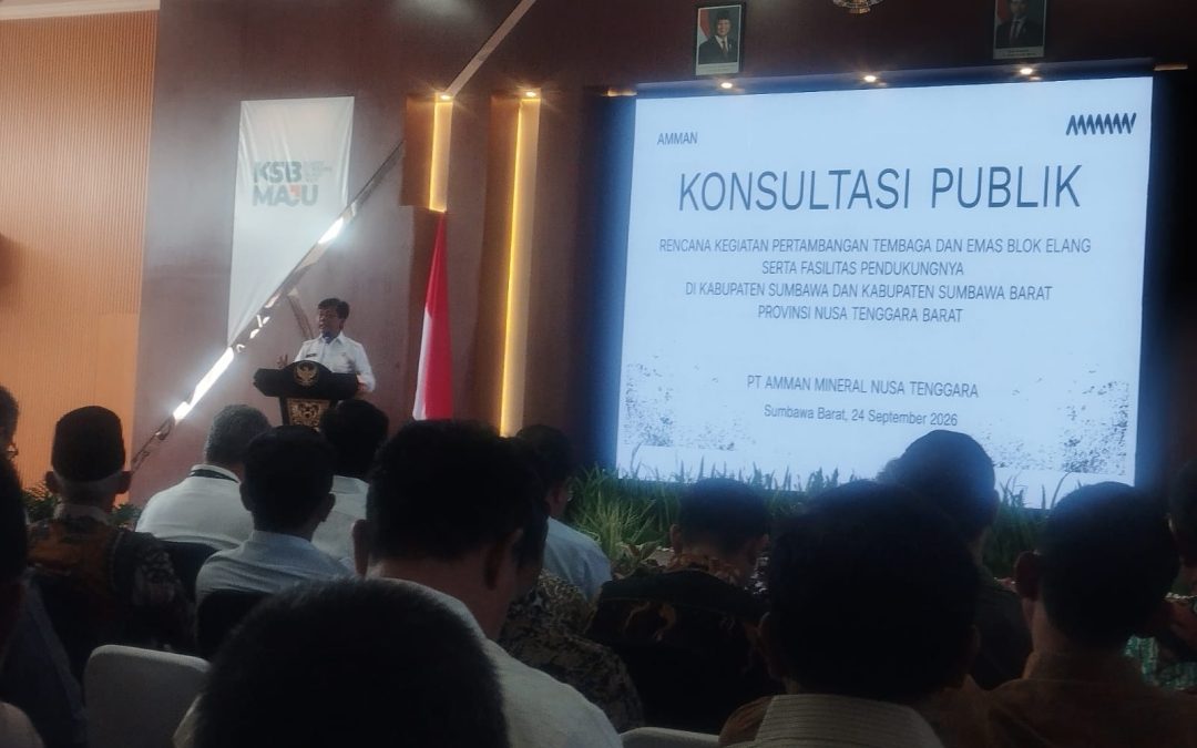 Konsultasi Publik AMDAL, Bupati KSB Tekankan Pentingnya Partisipasi Masyarakat dan Pembelajaran dari Batu Hijau