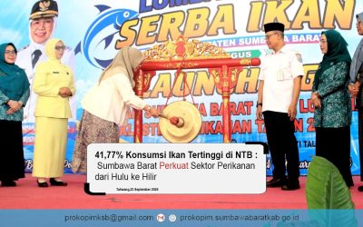 41,77% Konsumsi Ikan Tertinggi di NTB, Sumbawa Barat Perkuat Sektor Perikanan dari Hulu ke Hilir