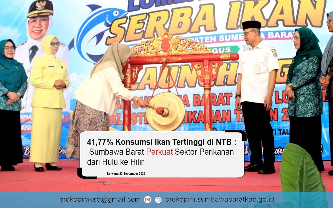 41,77% Konsumsi Ikan Tertinggi di NTB, Sumbawa Barat Perkuat Sektor Perikanan dari Hulu ke Hilir